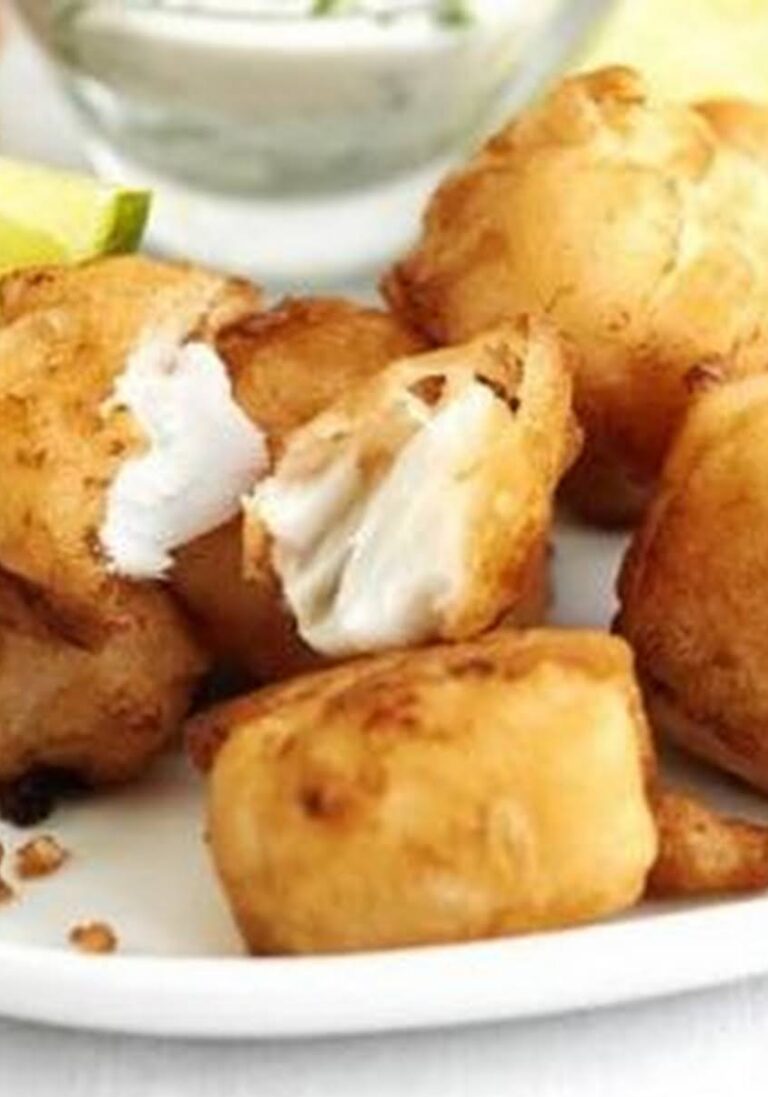 Local Fresh Fish Delivery Battered Pollock Bites Nippers Shellfish